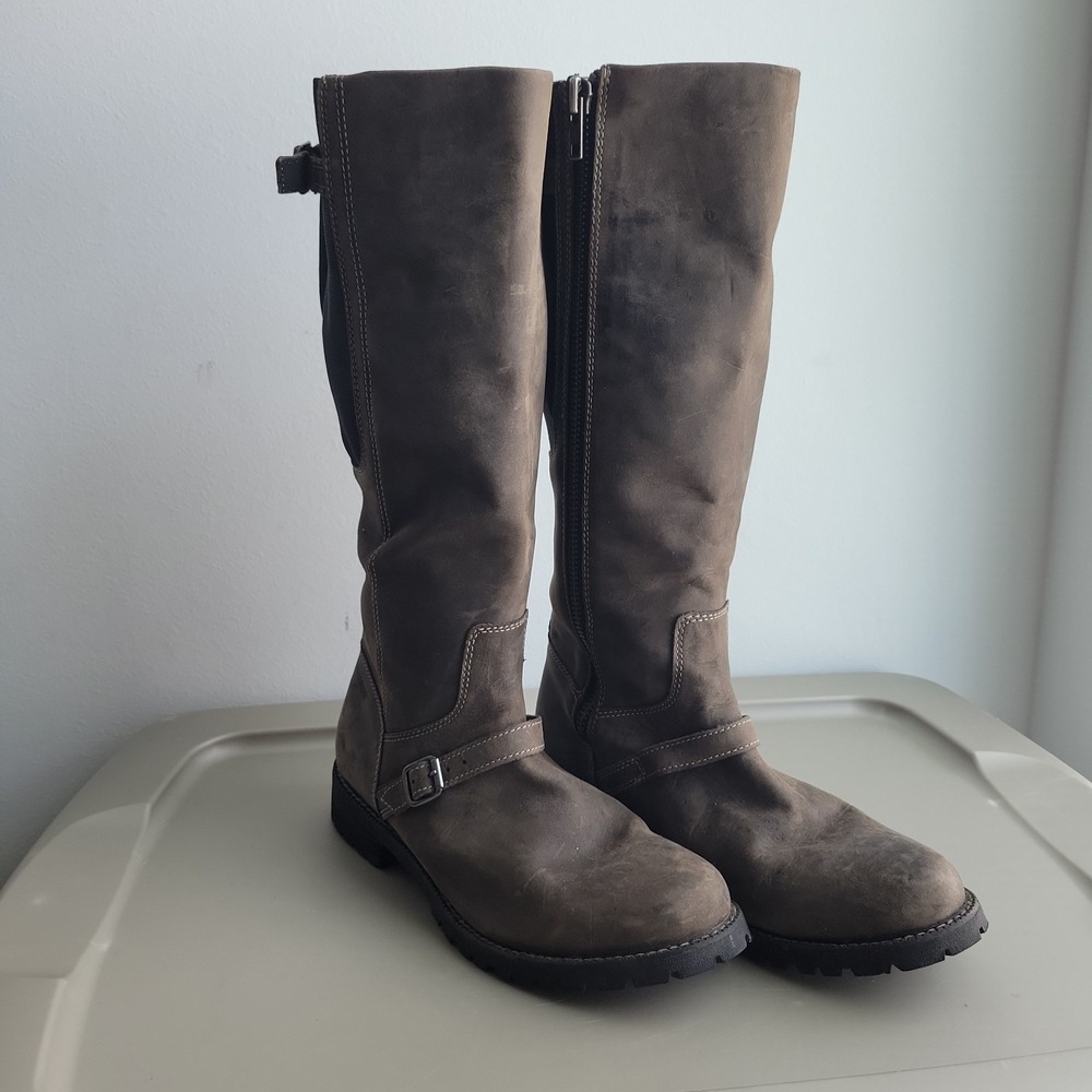 Ariat Women's Stanton H2O Waterproof Brown Leather Boots Country Fashion Size 8